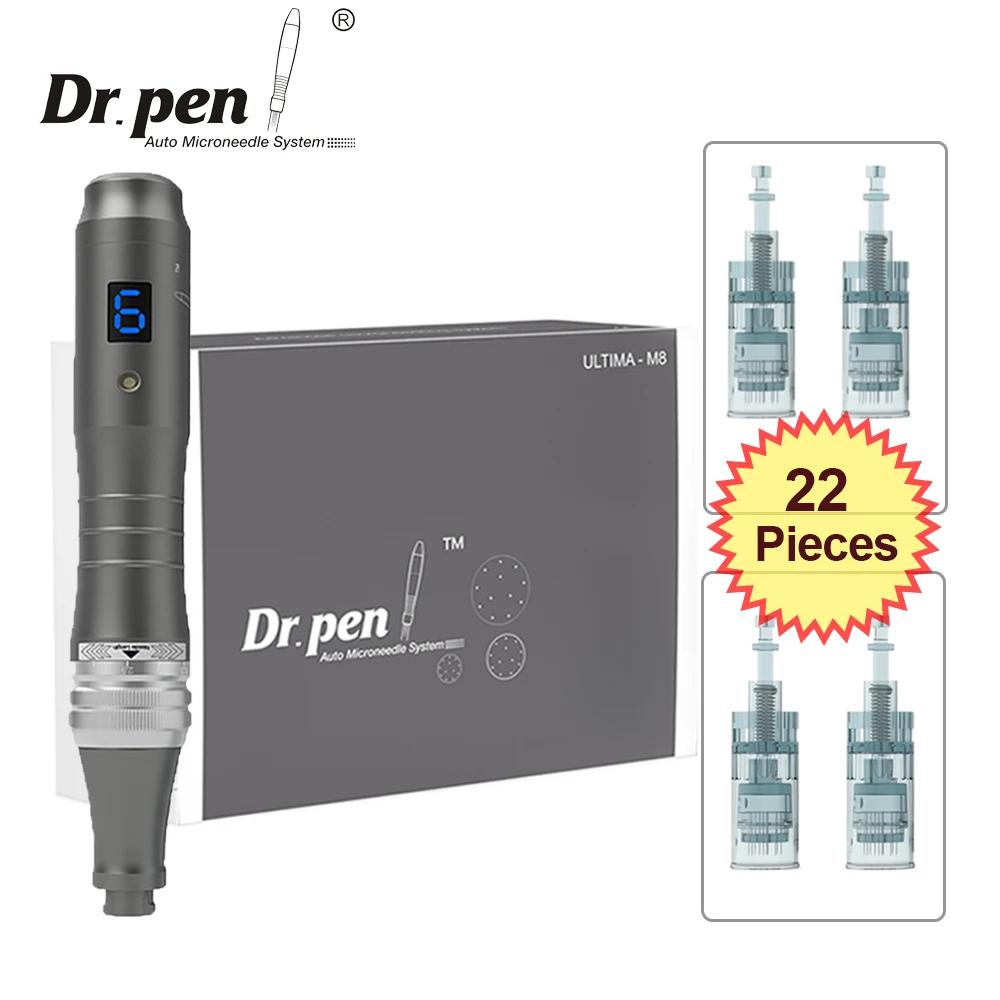 Dr Pen Ultima M8 22Pcs ٴ īƮ   ڻ  M8    Ƹٿ ǰ derma ǥ  Ӹ    dermapen  microneedling 